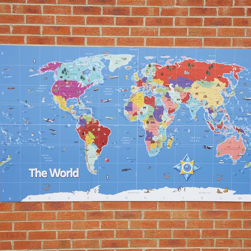 World Outdoor & Classroom Map | Educational Resources | Creative Activity