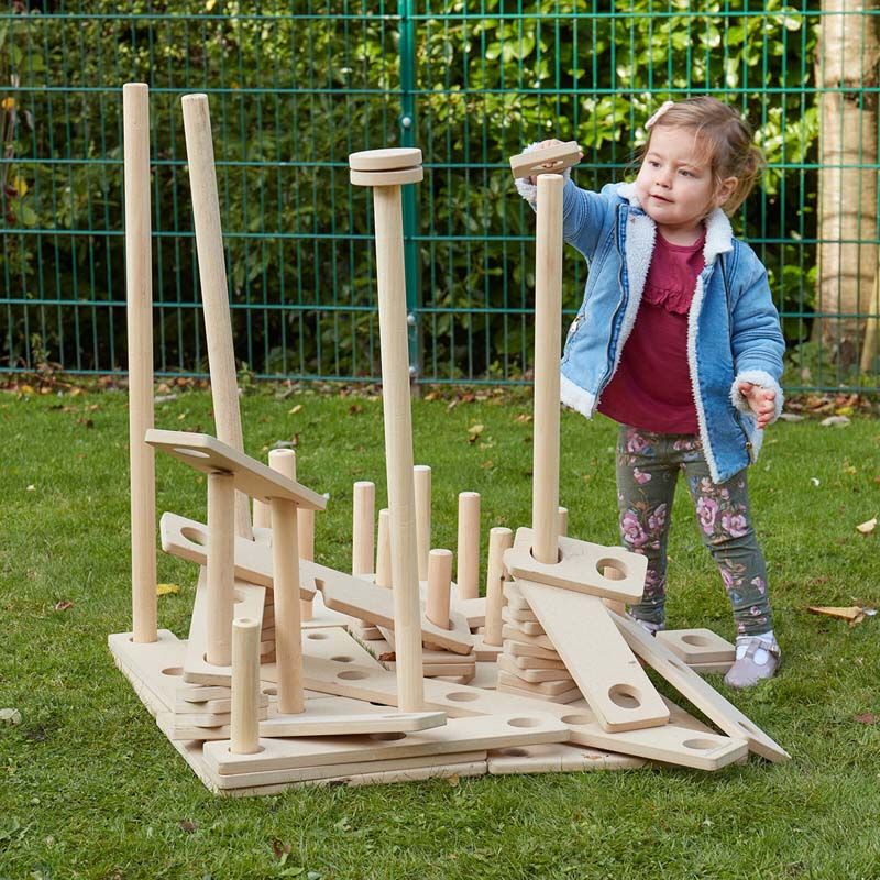 Stack And Build DD STEAM Stack and Build Enrichment Kit 1 | Outdoor Play Equipment ...