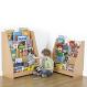 Wooden Bookcase Storage Display Units H78cm | Creative Activity