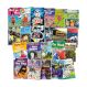 White/Lime Band Book Packs | Creative Activity