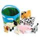 Basket of Soft Farm Animals | Creative Activity
