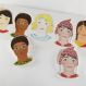 Wooden Multicultural Jigsaw Puzzle 5pcs | Creative Activity