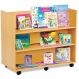 Double Sided Book Display Unit W/ Shelves Horizontal Shelves | Creative Activity