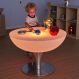 Round Light Up Colour Changing Glow Table | Creative Activity
