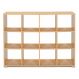 Bubblegum Open Shelving Storage Cubes 6 Ash Horizontal | Creative Activity