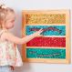 Mark Making Sequin Stripe Board | Creative Activity