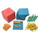 RE-Wood Dienes Base Ten Set - 5 Colours | Creative Activity