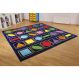 Geometric Shapes Square Placement Rug 3m x 3m | Creative Activity