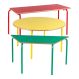Rectangle Coloured Frame Classroom Table H530mm Red Frame | Creative Activity