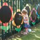 Outdoor Mark Making Chalkboard Daisy Orange | Creative Activity