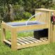 Outdoor Wooden Water Pump Station Assisted Delivery | Creative Activity