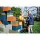 Eco Building Construction Blocks Blue/Grey | Creative Activity