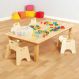 Childrenâ€™s Large Natural Wooden Table | Creative Activity