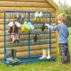 Green Double Sided Metal Wellie Rack Stand | Creative Activity