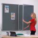 FlameShield Tamperproof Corridor Noticeboards Single Door | Creative Activity