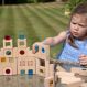Wooden Gem Building Blocks Pack 82 with Tray | Multi-Sensory | Creative Activity