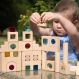 Wooden Gem Building Blocks Pack 82 with Tray | Multi-Sensory | Creative Activity