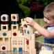 Wooden Gem Building Blocks Pack 82 with Tray | Multi-Sensory | Creative Activity