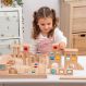 Wooden Gem Building Blocks Pack 82 with Tray | Multi-Sensory | Creative Activity