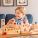 Wooden Gem Building Blocks Pack 82 with Tray | Multi-Sensory | Creative Activity