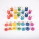 Rainbow Wooden Nuts & Bolts Pk 21 | Multi Sensory Environments | Creative Activity