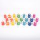 Rainbow Wooden Nuts & Bolts Pk 21 | Multi Sensory Environments | Creative Activity
