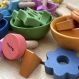Rainbow Wooden Nuts & Bolts Pk 21 | Multi Sensory Environments | Creative Activity