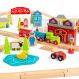 Small World Wooden Town & Country Train Set | Early Years | Creative Activity