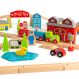 Small World Wooden Town & Country Train Set | Early Years | Creative Activity