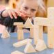 Magnetic Wooden Blocks 30pcs | Early Years Construction | Creative Activity