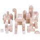 Natural Wooden Click Building Blocks 100pk | Early Years | Creative Activity
