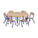Copenhagen Flower Shaped Classroom Table Blue | Multi-Sensory Environments | Creative Activity