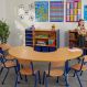 Copenhagen Horseshoe Classroom Table Blue | Multi-Sensory Environments | Creative Activity