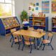 Copenhagen Rectangular Six Seater Table Blue | Multi-Sensory Environments | Creative Activity