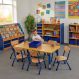 Copenhagen Rectangular Six Seater Table Blue | Multi-Sensory Environments | Creative Activity