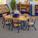Copenhagen Rectangular Six Seater Table Blue | Multi-Sensory Environments | Creative Activity