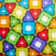 Transulcent Polydron KinderMag Class Set | Multi-Sensory Environments | Creative Activity
