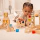 Wooden Gem Building Blocks Pack 39 with Tray | Multi Sensory Environments | Creative Activity