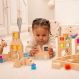Wooden Gem Building Blocks Pack 39 with Tray | Multi Sensory Environments | Creative Activity