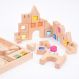 Wooden Gem Building Blocks Pack 39 with Tray | Multi Sensory Environments | Creative Activity