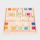 Wooden Gem Building Blocks Pack 39 with Tray | Multi Sensory Environments | Creative Activity