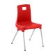 Metalliform ST Chair Seat height 460mm Red | Creative Activity