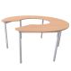 Gopak Enviro Keyhole School Table Beech H460mm | Classroom Furniture | Creative Activity