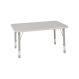 Oslo Rectangular Table Grey - 4 Seater | Multi-Sensory Environments | Creative Activity