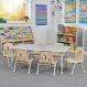 Oslo Rectangular Table Grey - 6 Seater | Multi-Sensory Environments | Creative Activity