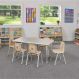 Oslo Rectangular Table Grey - 6 Seater | Multi-Sensory Environments | Creative Activity