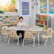 Oslo Rectangular Table Grey - 6 Seater | Multi-Sensory Environments | Creative Activity