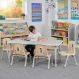 Oslo Rectangular Table Grey - 6 Seater | Multi-Sensory Environments | Creative Activity