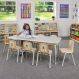 Oslo Rectangular Table Grey - 8 Seater | Multi-Sensory Environments | Creative Activity