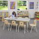 Oslo Rectangular Table Grey - 8 Seater | Multi-Sensory Environments | Creative Activity